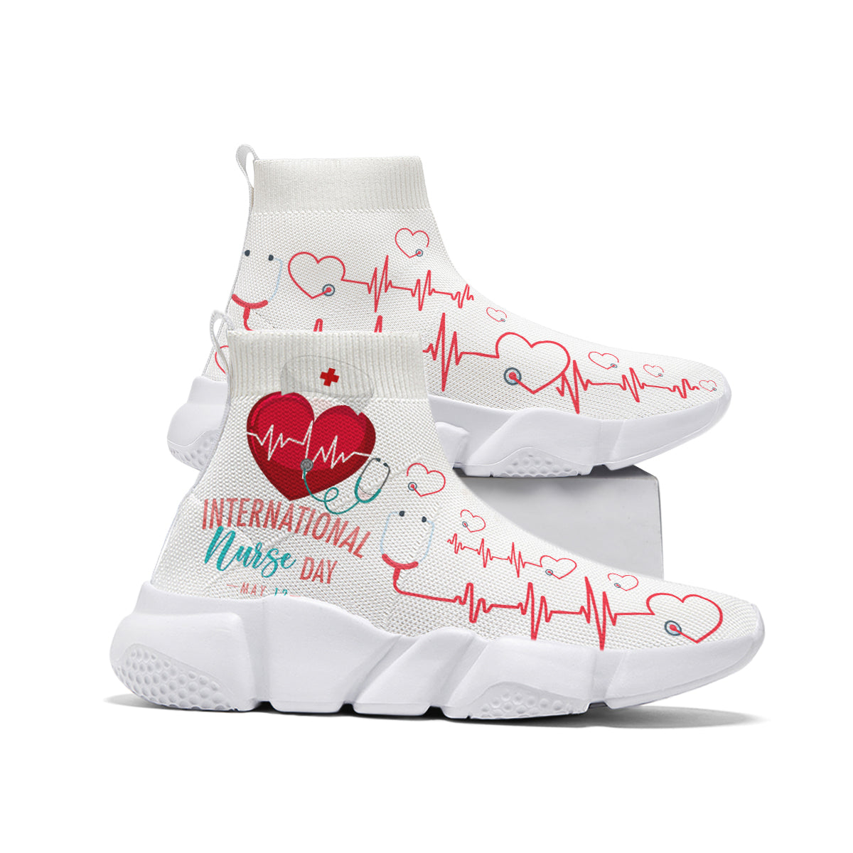 Shop International Nurses Day Custom Speed Trainer Hype999